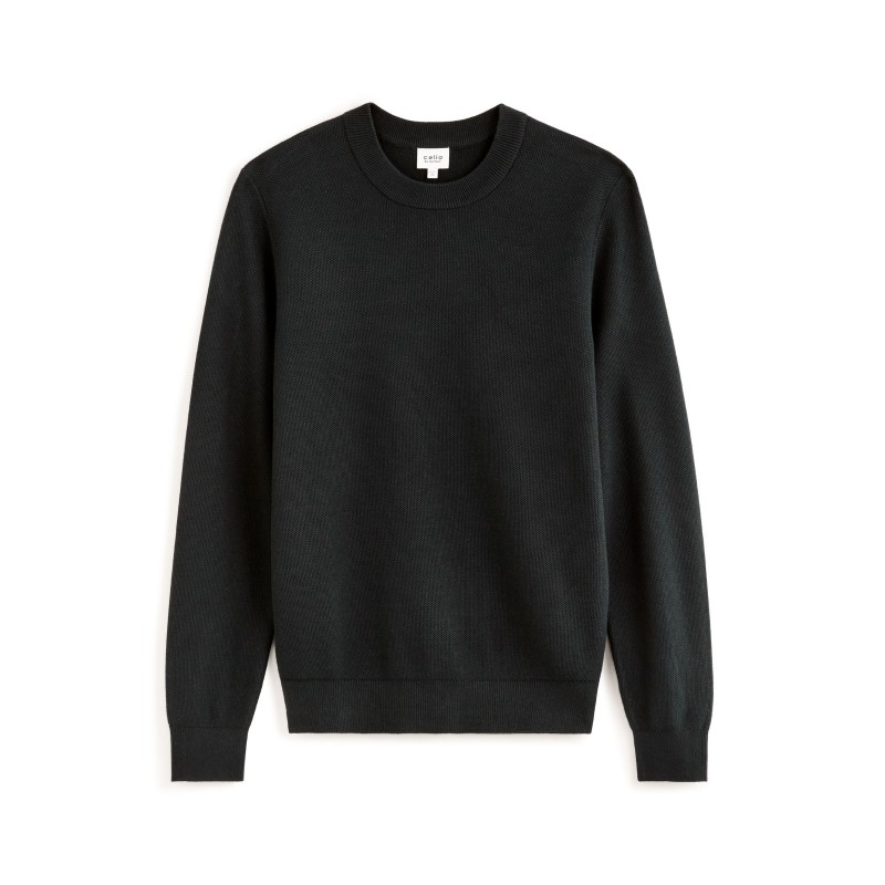 Pull a col rond 100% coton